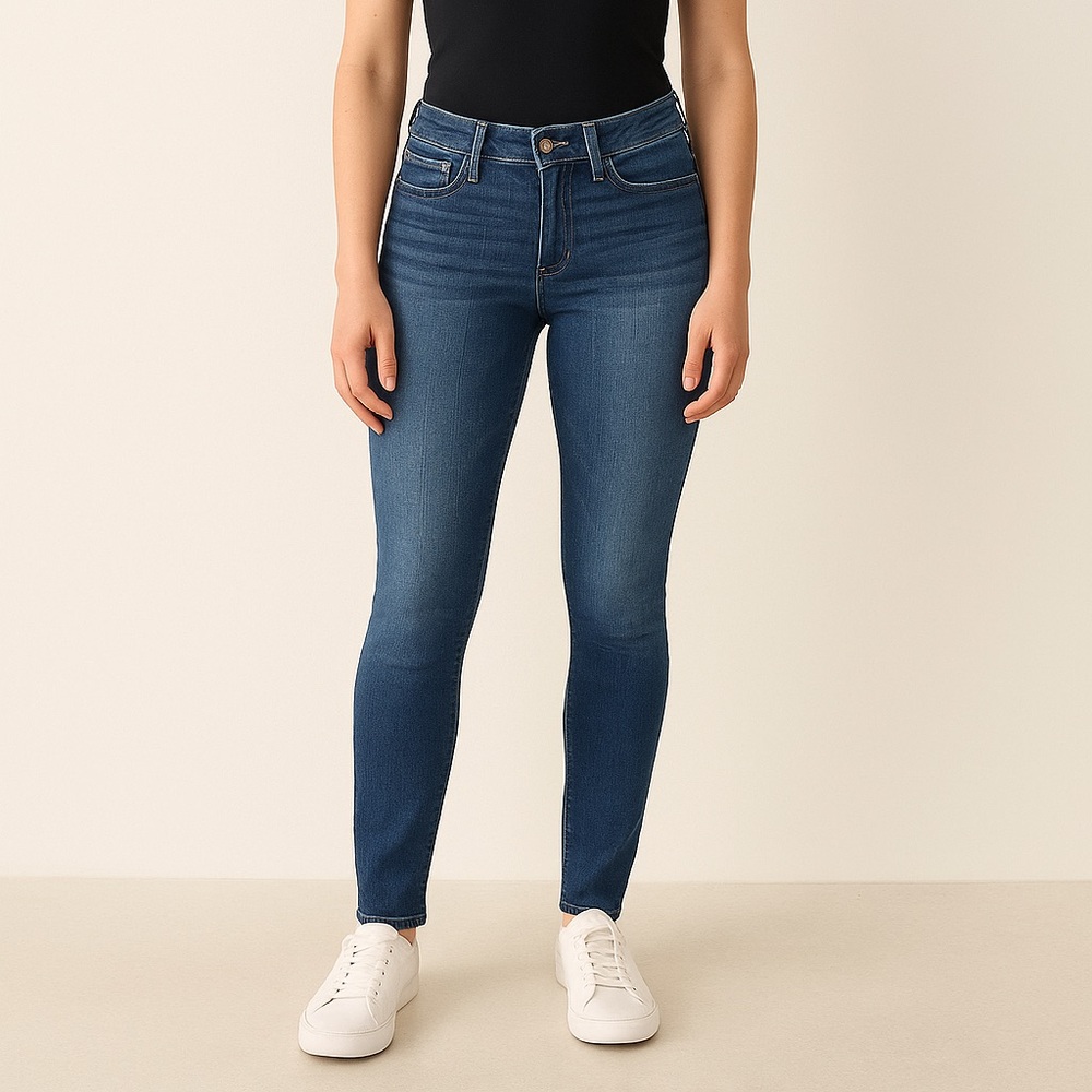 Abercrombie & Fitch Skinny Jeans Medium Wash Women’s (Approx. Size 26)